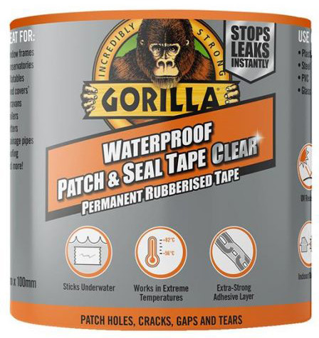 Gorilla tape Patch & Seal 2.4m, clear 5704947011376