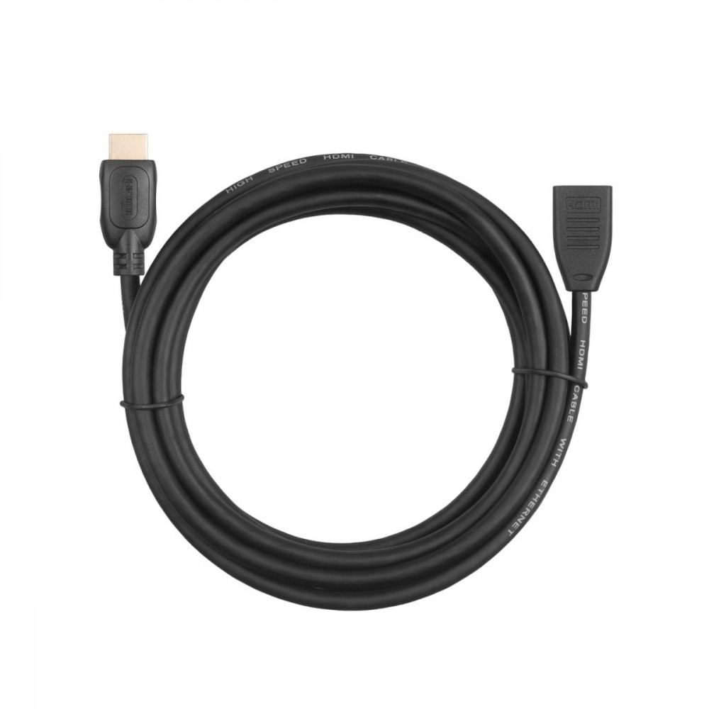 Cable HDMI F-M v.2.0 3m extension cord kabelis video, audio