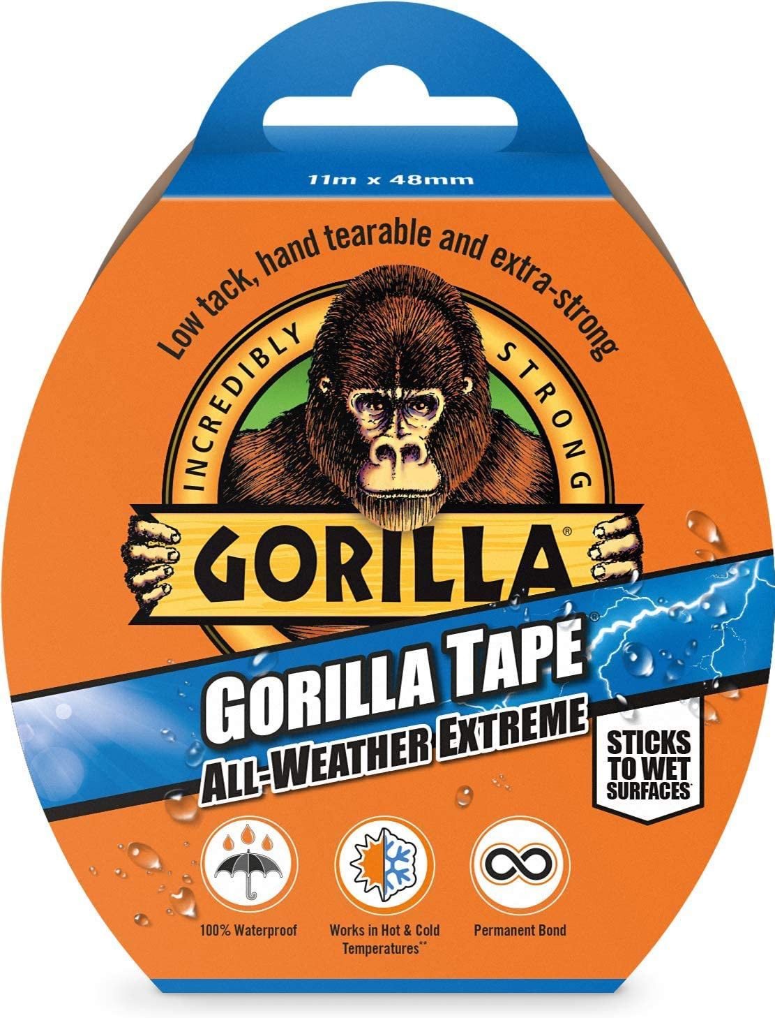 Gorilla tape Weather Extreme 11m 5704947008352
