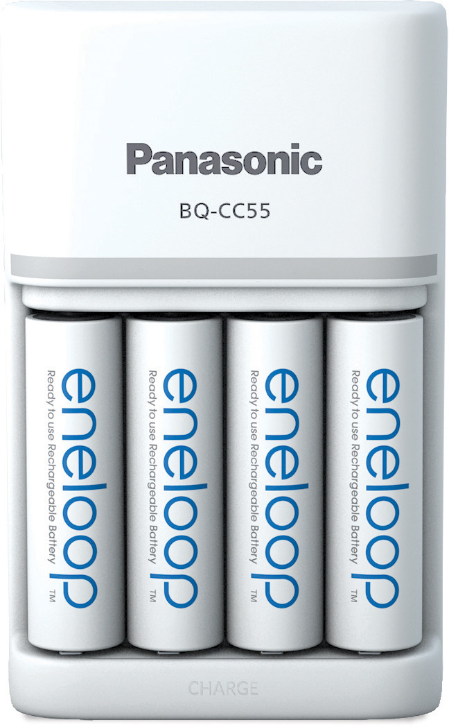 Panasonic eneloop charger BQ-CC55 + 4x2000mAh 5410853063933 K-KJ55MCD40U (5410853063933) Baterija