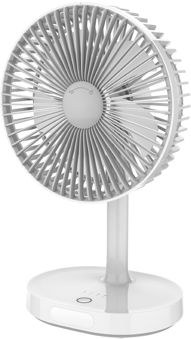 Platinet rechargeable fan 3000mAh, white/grey (45242) 5907595452427 45242 (5907595452427)