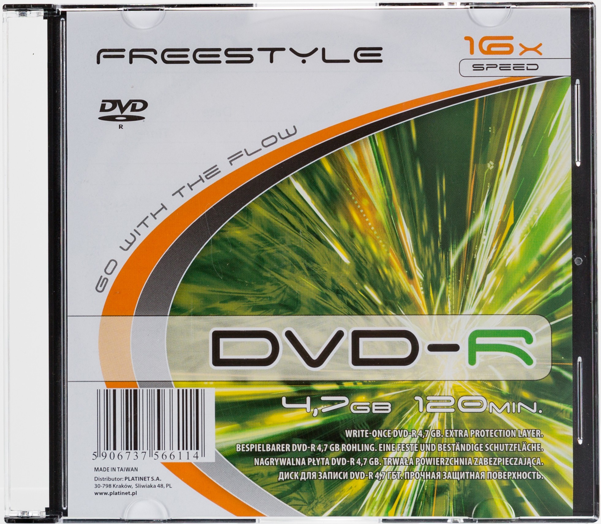 Omega Freestyle DVD-R 4,7GB 16x slim 5906737566114 56611 (5906737562338) matricas