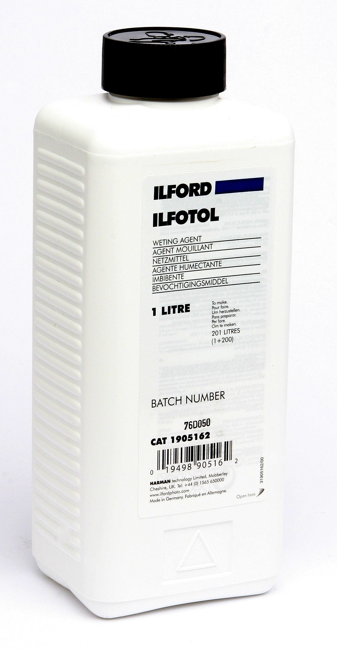 Ilford mitrinātājs Ilfotol 1L (1905162) 019498905162 Klimata iekārta