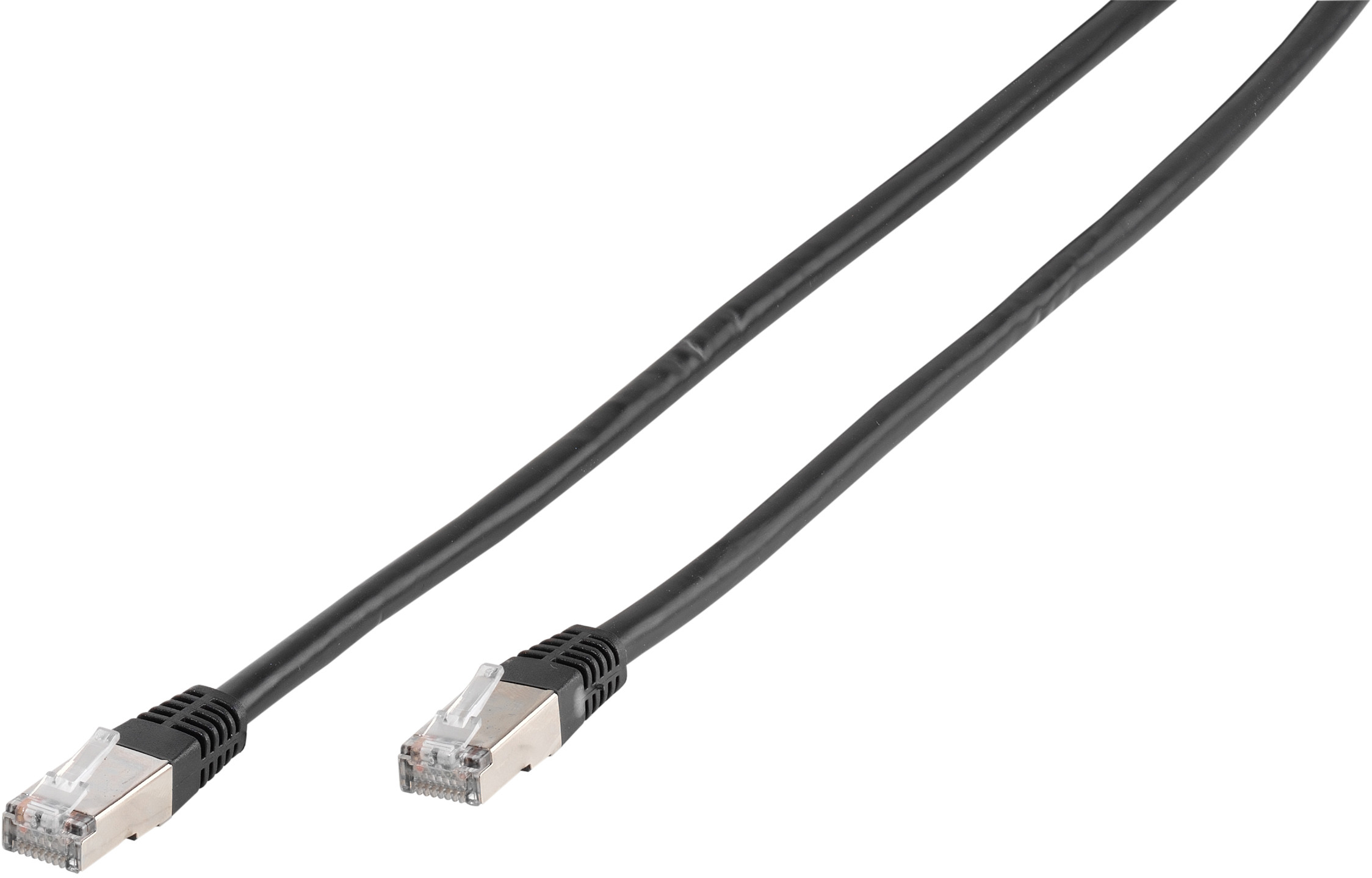 Vivanco network cable CAT 6 2m, black (45316) 4008928453164 45316 (4008928453164) kabelis, vads