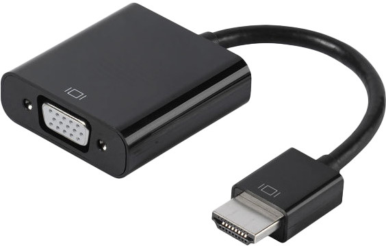 Vivanco CA HDVGA 11 0.1 m HDMI Type A (Standard) VGA (D-Sub) + 3.5mm Black 4008928454932