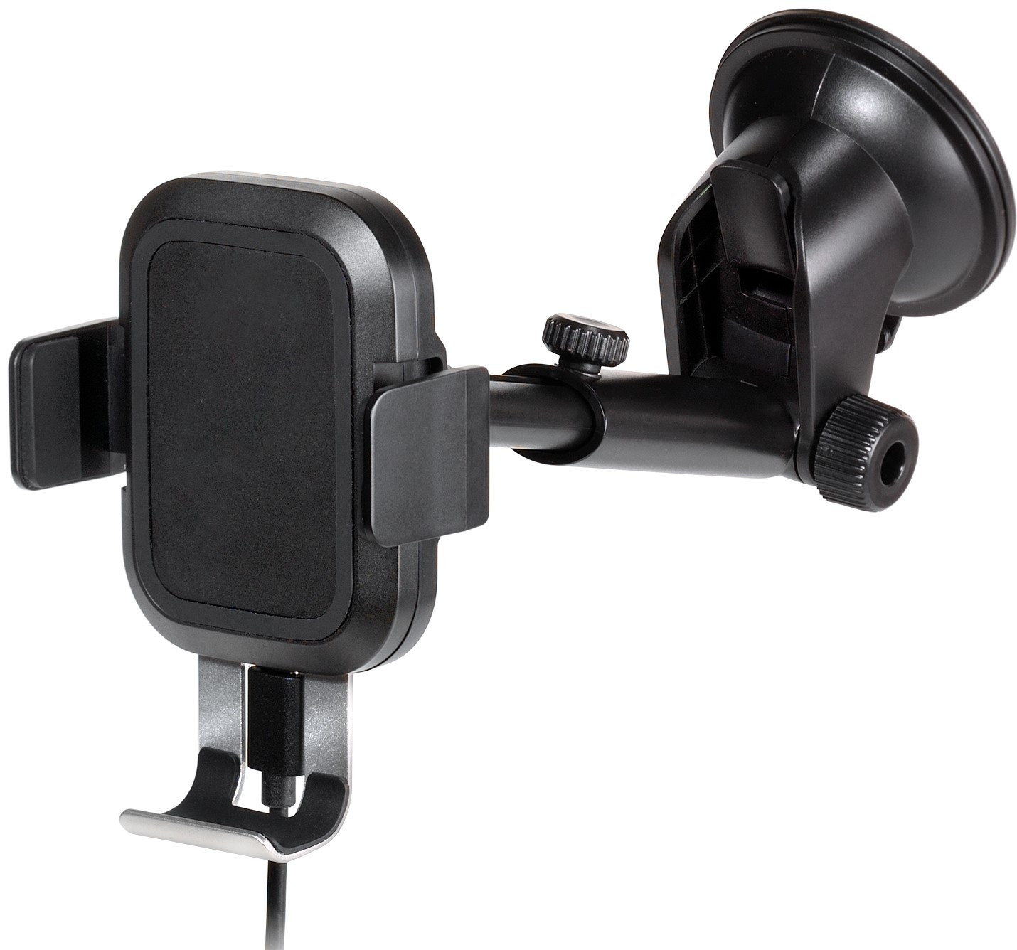 Vivanco phone car mount Butler Pro QI (61637) 4008928616378 61637 (4008928616378) aksesuārs mobilajiem telefoniem