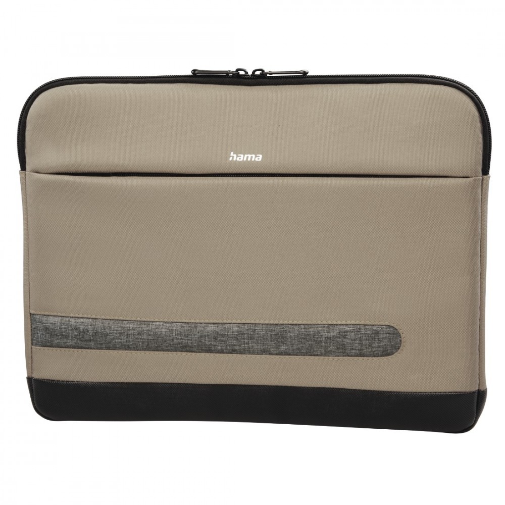 Laptop sleeve Hama Terra 13.3 beige portatīvo datoru soma, apvalks