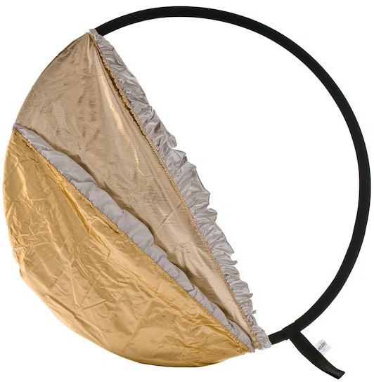 Manfrotto reflector Bottletop 5:1 75cm, gold/white (LR3096) 870862000940 foto, video aksesuāri