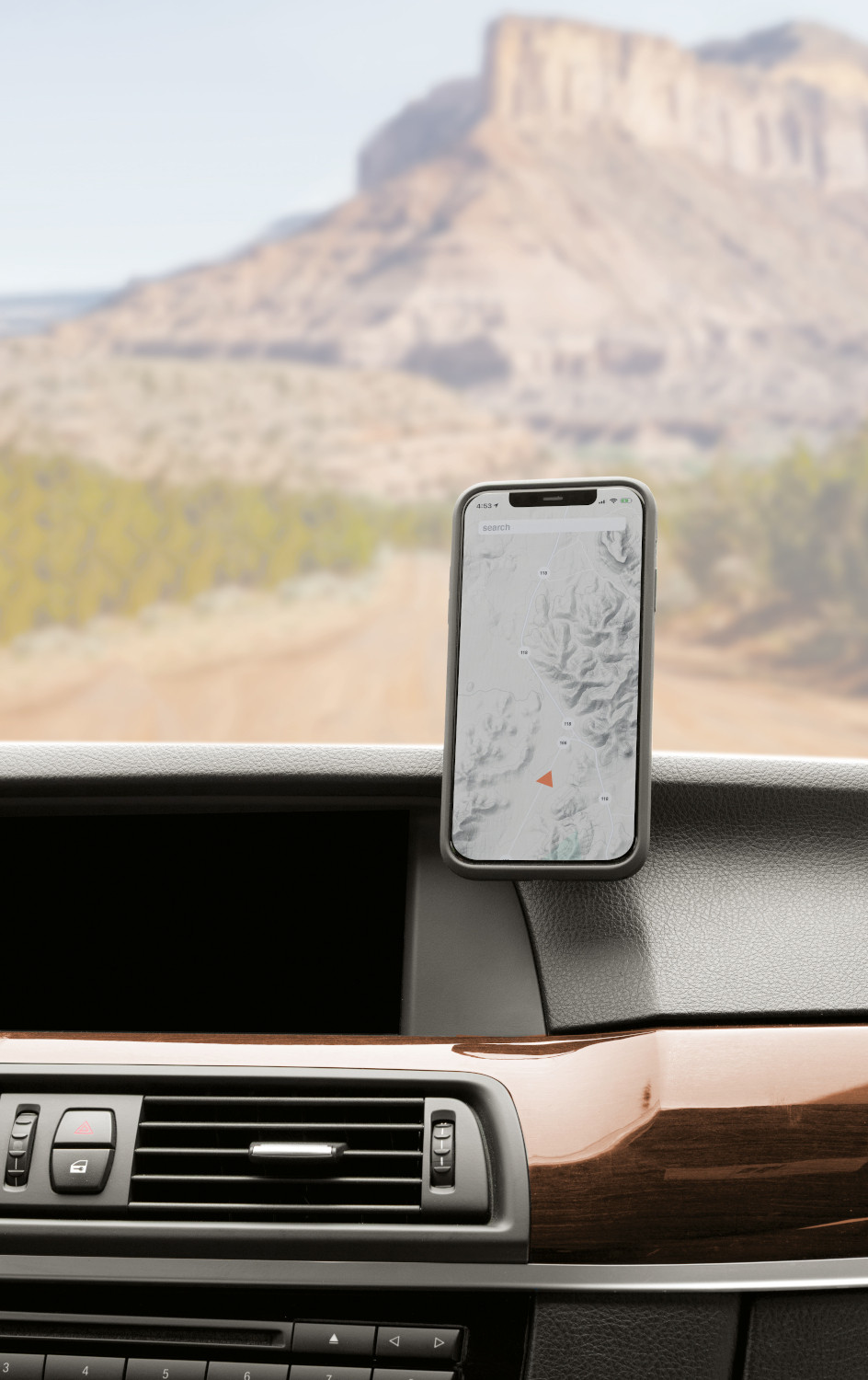 Peak Design Peak Design Mobile Car Mount VHB - Magnetyczny Uchwyt Samochodowy Do Telefonu - Czarny Mobilo telefonu turētāji