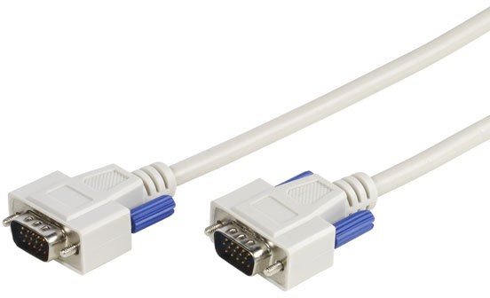 Vivanco CC M1 18 VV VGA cable 1.8 m VGA (D-Sub) White 4008928454451 kabelis video, audio