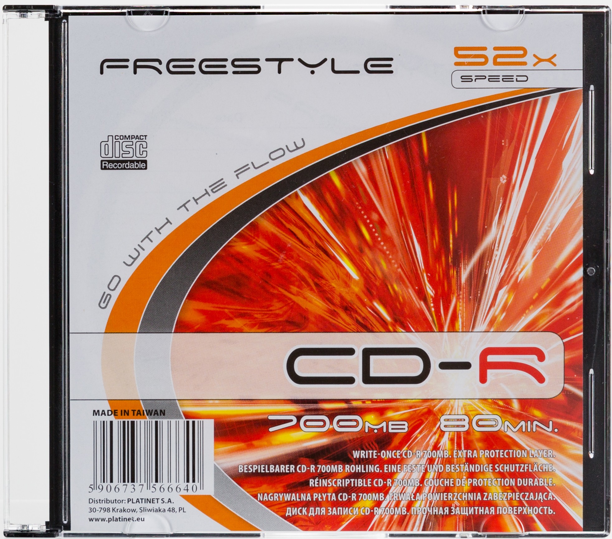 Omega Freestyle CD-R 700MB 52x slim 5906737566640 56664 (5906737566640) matricas