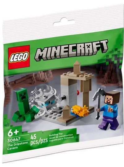 LEGO 30647 Minecraft The Dripstone Cave Construction Toy LEGO konstruktors