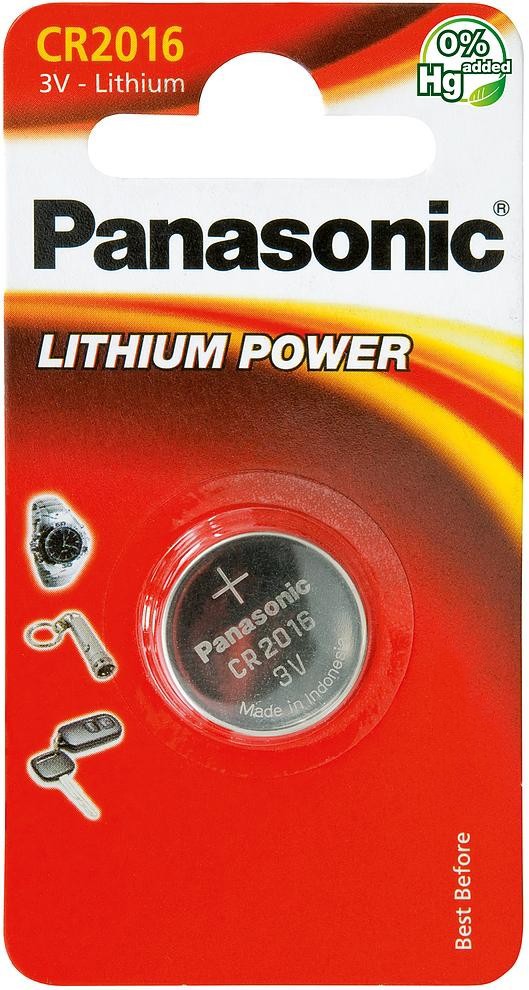 Panasonic baterija CR2016/1B 5019068085114 CR-2016EL/1BP (5019068085114) Baterija