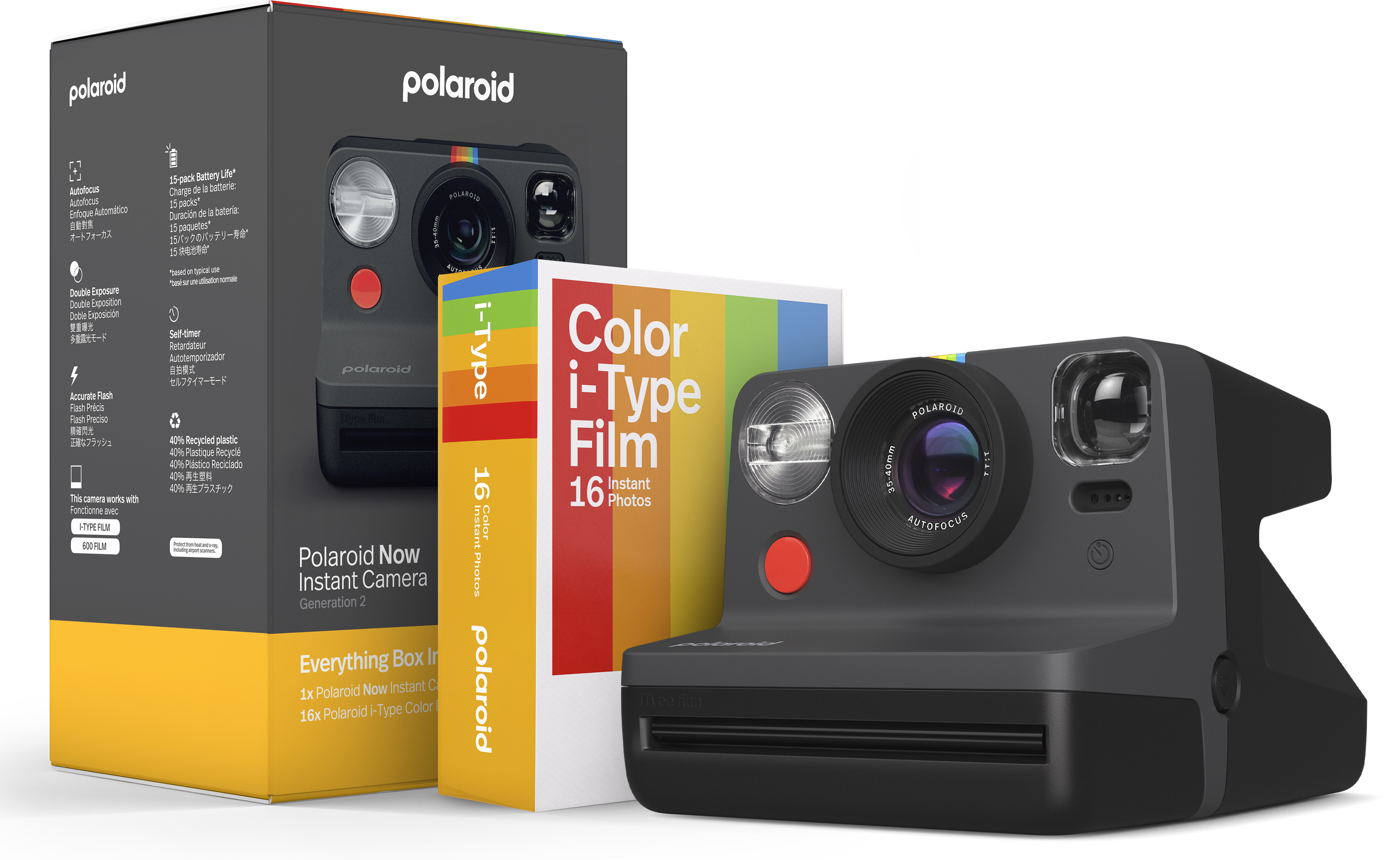 Polaroid Now Gen 2 Everything Box, black 6248 Digitālā kamera