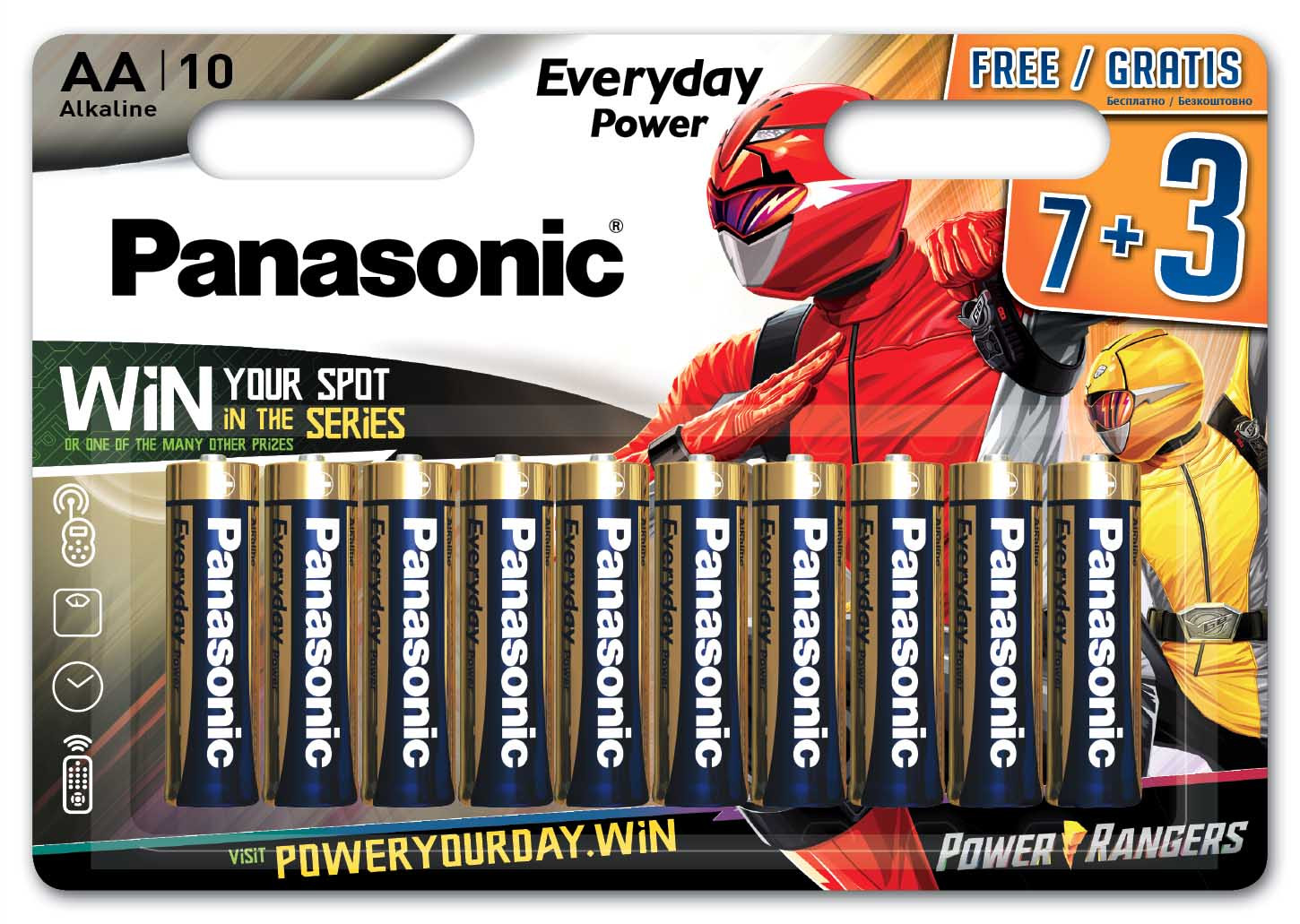 Panasonic Everyday Power battery LR6EPS/10BW (7+3) 5410853056829 LR6EPS/10BW 7+3 (5410853056829) Baterija