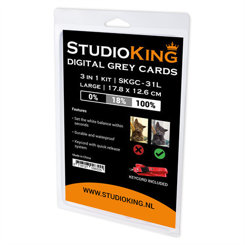 StudioKing grey card Digital SKGC-31L 8718127096555 8718127096555 (8718127096555) foto, video aksesuāri