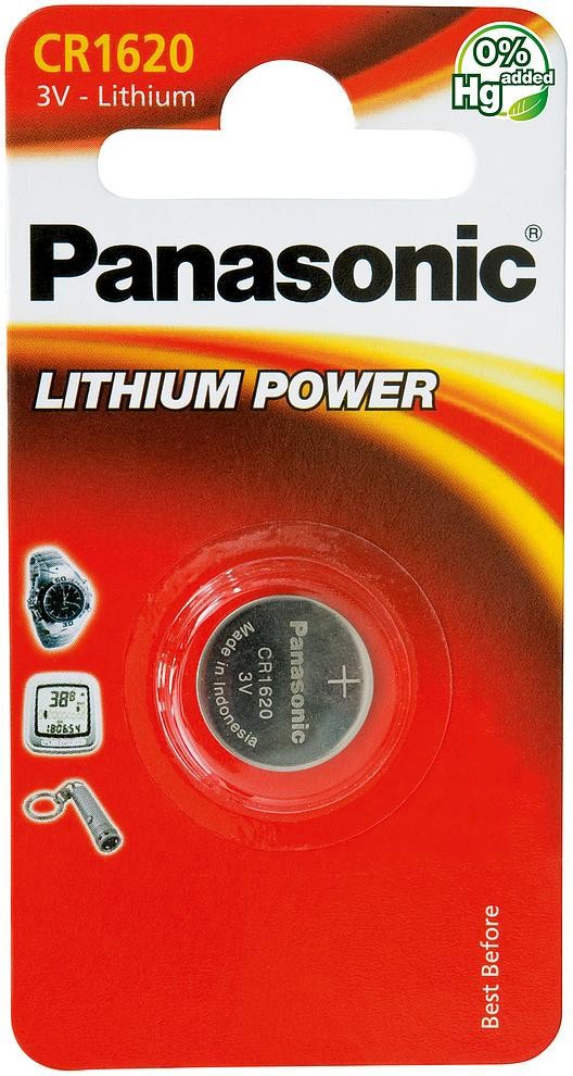 Panasonic baterija CR1620/1B 5025232068258 CR-1620L/1BP (5025232068258) Baterija