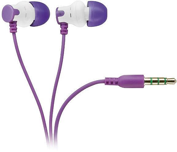 Vivanco austiņas ar mikrofonu HS 100 PU, violetas  (31432) 4008928314328 31432 (4008928314328)
