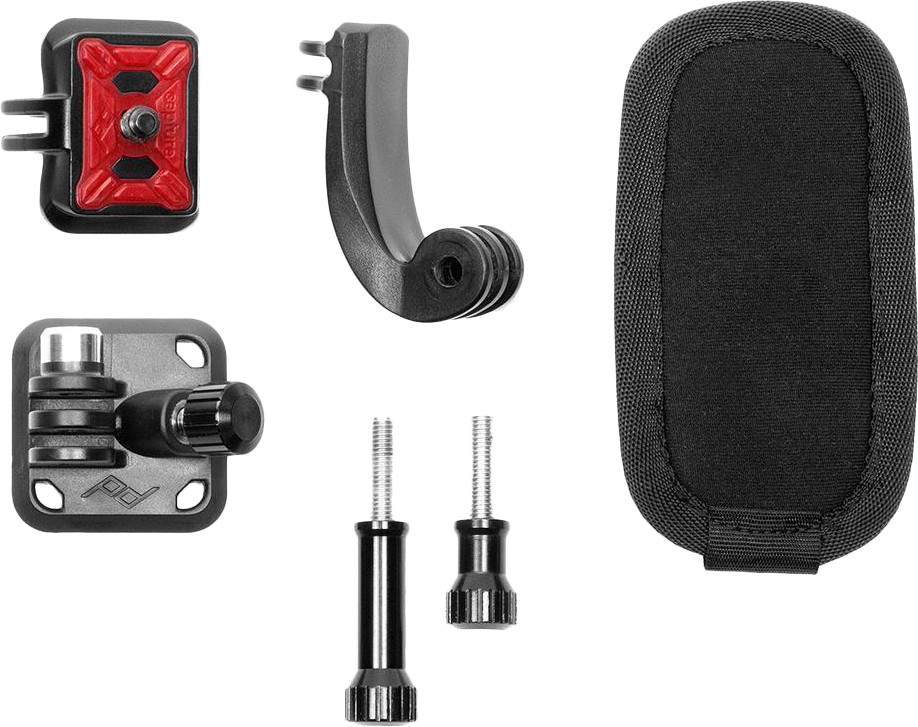 Peak Design GoPro stiprinājuma komplekts P.O.V Kit V2 818373020729 aksesuāri sporta action kamerām