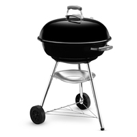 Weber Compact Kettle 57cm Schwarz Holzkohlegrill Galda Grils