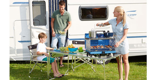 Campingaz suitcase gas grill 400 SGR (blue/silver)