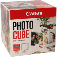 Canon PP-201 13x13 cm Photo Cube Creative Pack White Orange 40 sh papīrs