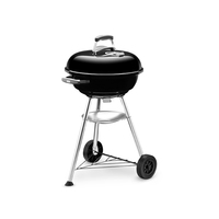 Weber Compact Kettle Charcoal Garden Grill 54.1 cm x 54.1 cm Galda Grils