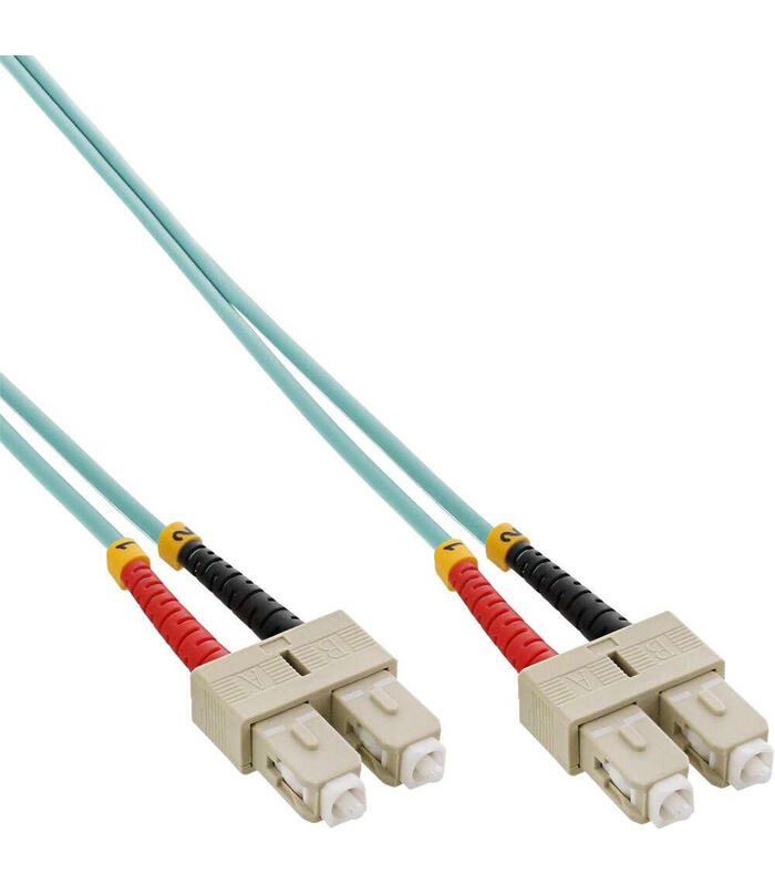 InLine Patchcord swiatlowodowy SC/SC, 50/125µm,  OM3 7.5m (83575O) tīkla kabelis