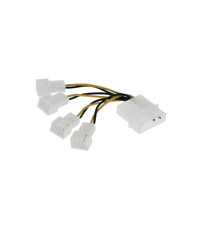  InLine Molex - 4x 3pin for cooler - 33341A kabelis datoram