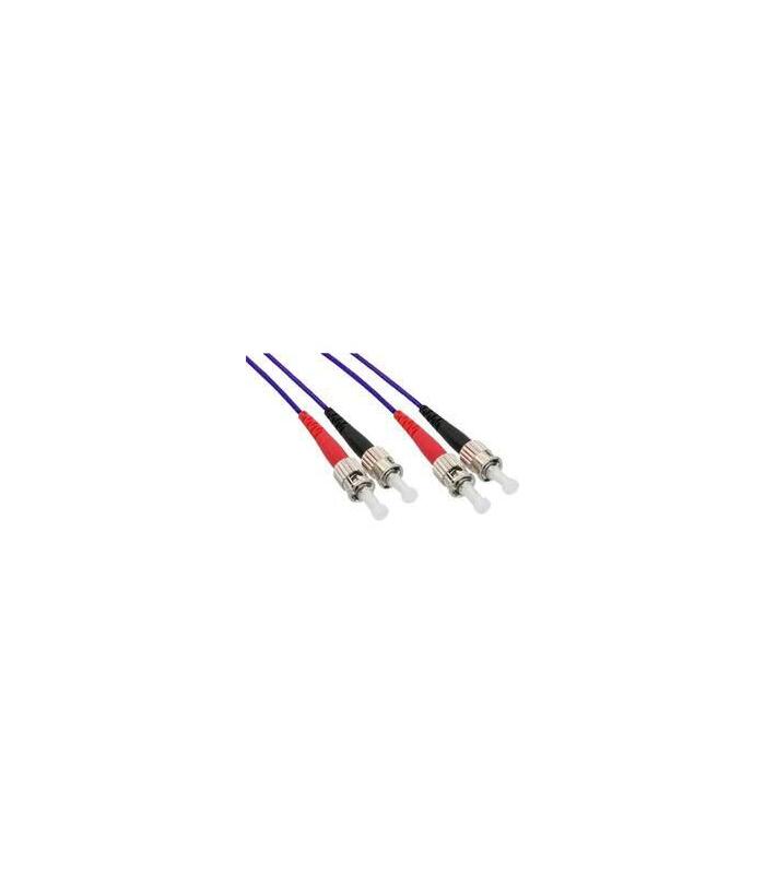  InLine Patchcord swiatlowodowy ST/ST,  50/125µm,   OM4 10m (81510P) tīkla kabelis