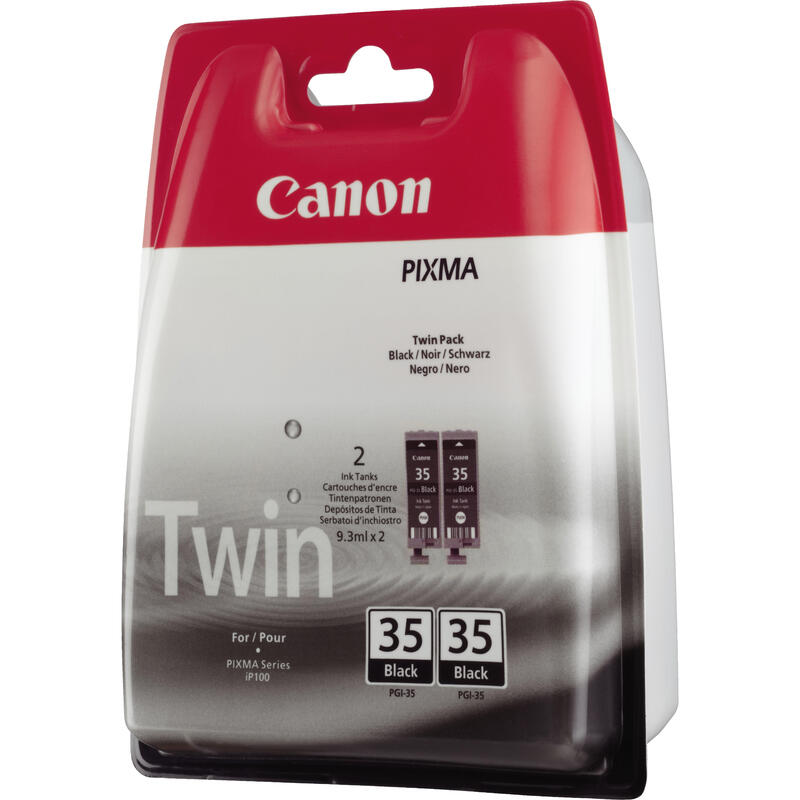 Canon PGI-35 BK black Twin Pack kārtridžs