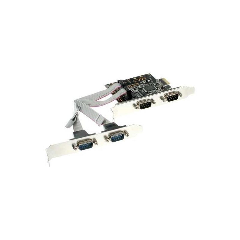 Kontroler InLine 4x Serial 9pin / PCI-E (76623C) karte