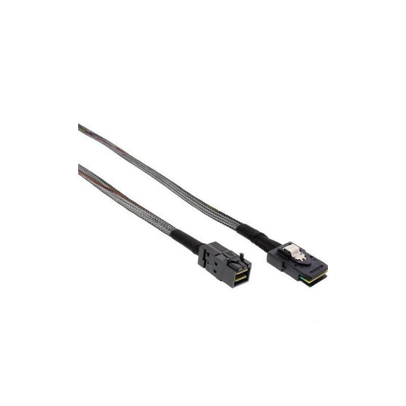  InLine Kabel Mini SAS HD SFF-8643 - SFF-8087 + Sideband 1m (27628B) kabelis, vads