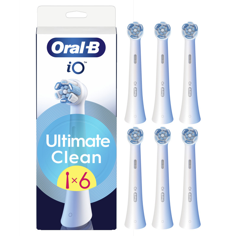Braun Oral-B UltimateClean, 6 gab., balta - Uzgali elektriskajai zobu birstei mutes higiēnai
