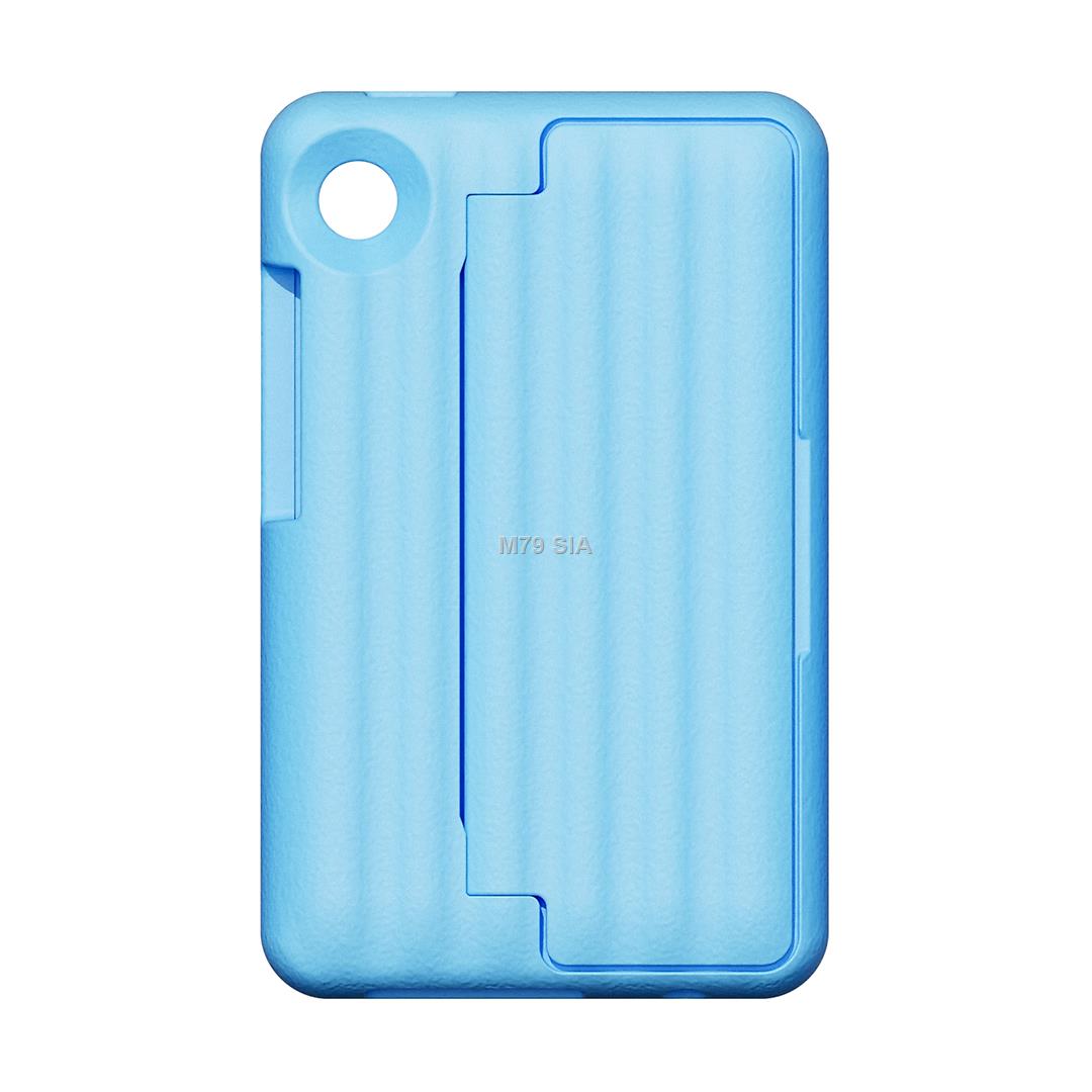 Samsung Kids Puffy Case, Galaxy Tab A9, zila - Apvalks plansetdatoram Galaxy Tab A9 Kids Puffy Cover biroja tehnikas aksesuāri