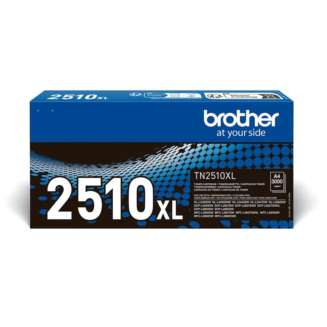 Brother TN-2510XL Toner Cartridge, Black | Brother TN-2510XL | Toner cartridge | Black kārtridžs
