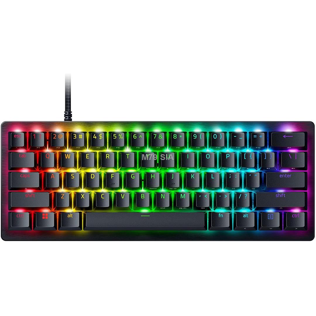 Razer | Mini Gaming Keyboard | Huntsman V3 Pro | Gaming Keyboard | Wired | Nordic | Black | Analog Optical klaviatūra