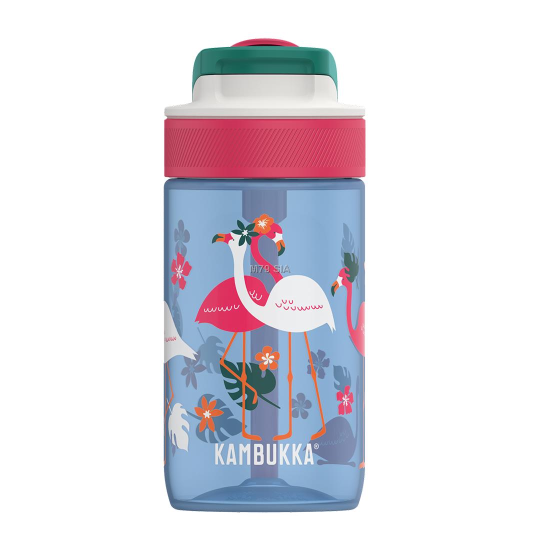 Kambukka butelka na wode dla dzieci Lagoon 400ml Blue Flamingo Sporta aksesuāri