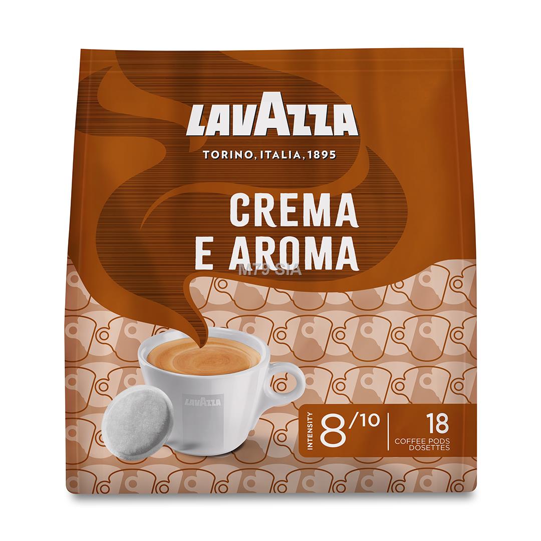 Lavazza Crema E Aroma, 18 porcijas - Kafijas maisini piederumi kafijas automātiem