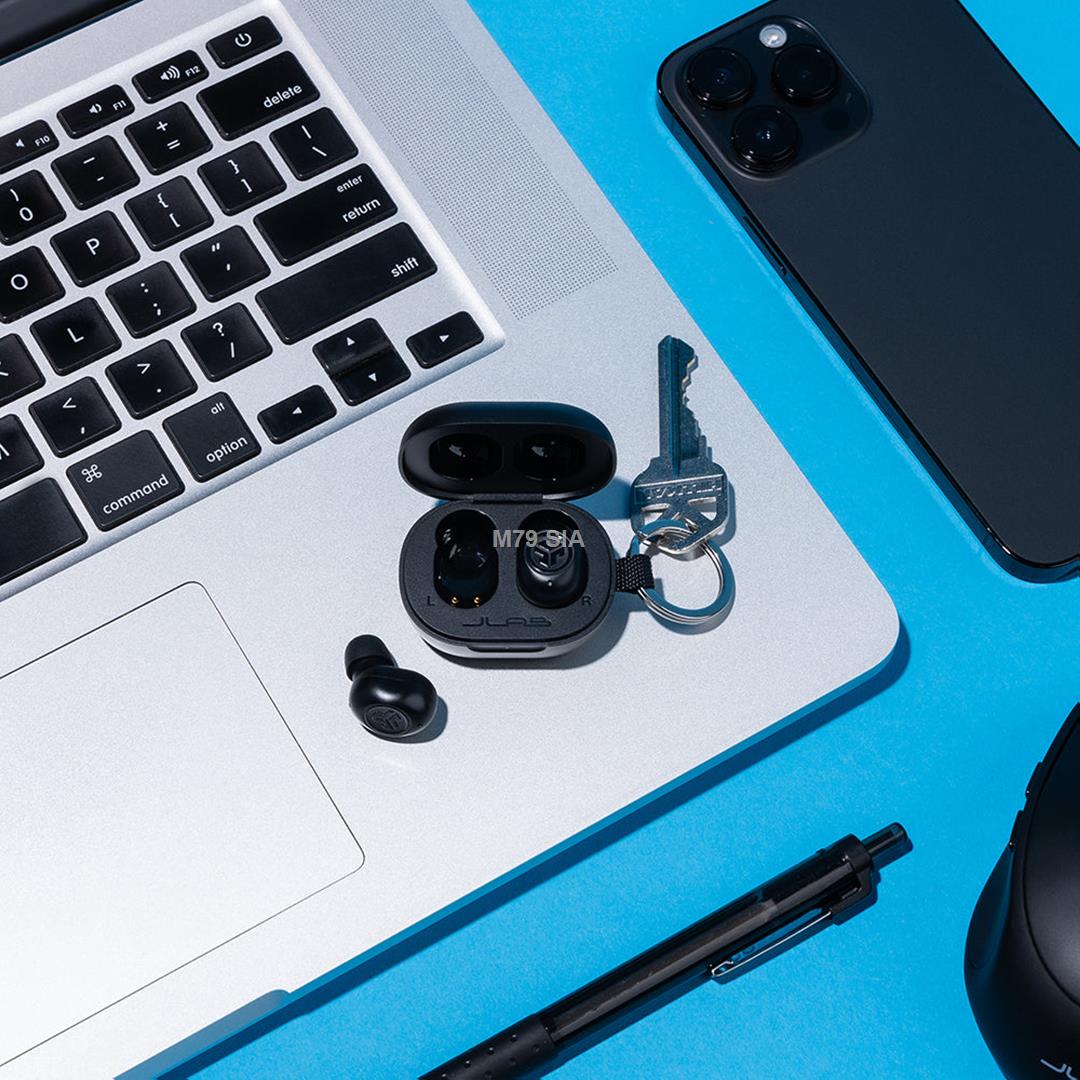 Jlab JBuds Mini True Wireless Earbuds- Black Bluetooth In-Ear-Kopfhörer, Integriertes Mikrofon