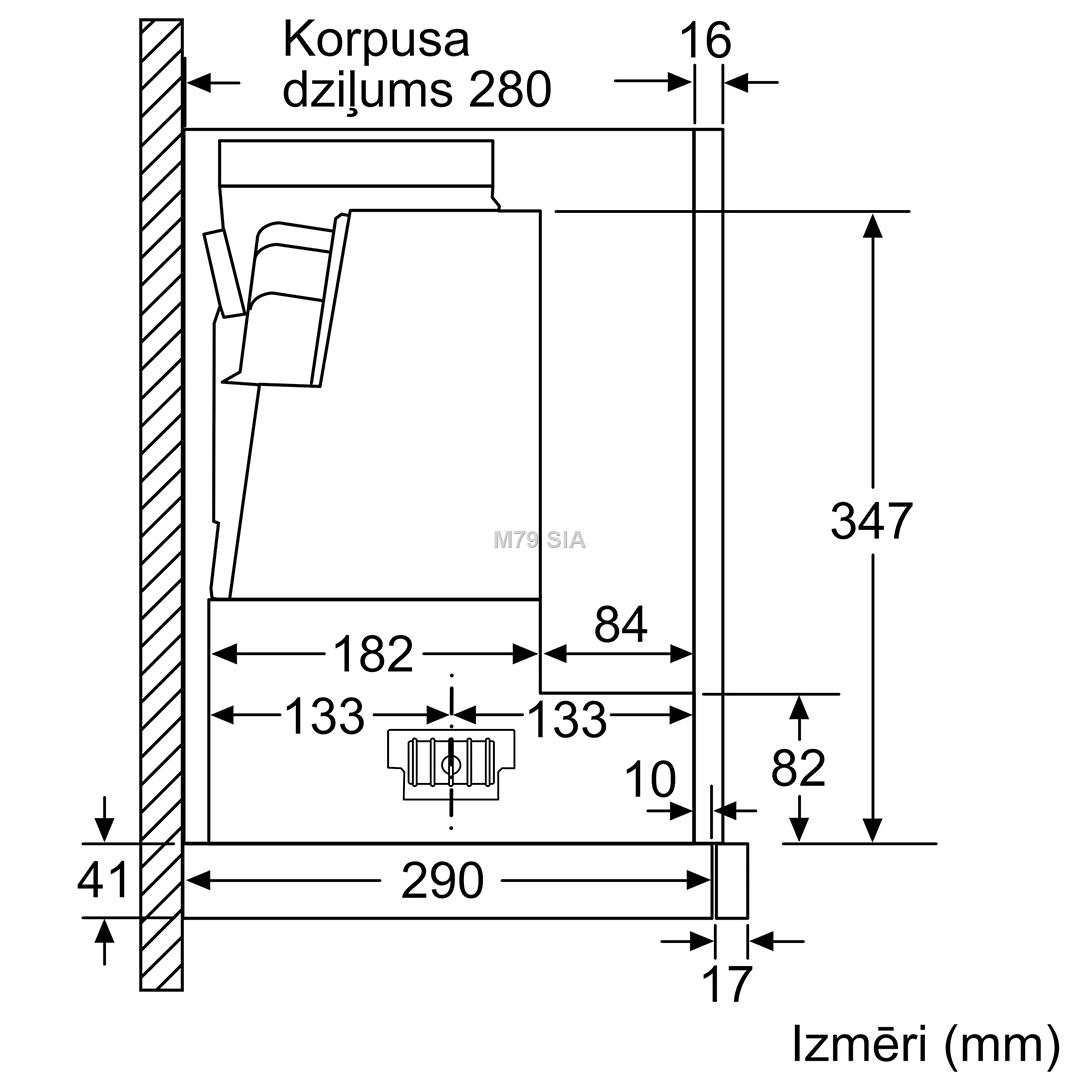 Bosch Hood Serie 4 DFS067A51 Telescopic, Energy efficiency class A, Width 60 cm, 399 m/h, Push Buttons, LED, Silver Tvaika nosūcējs