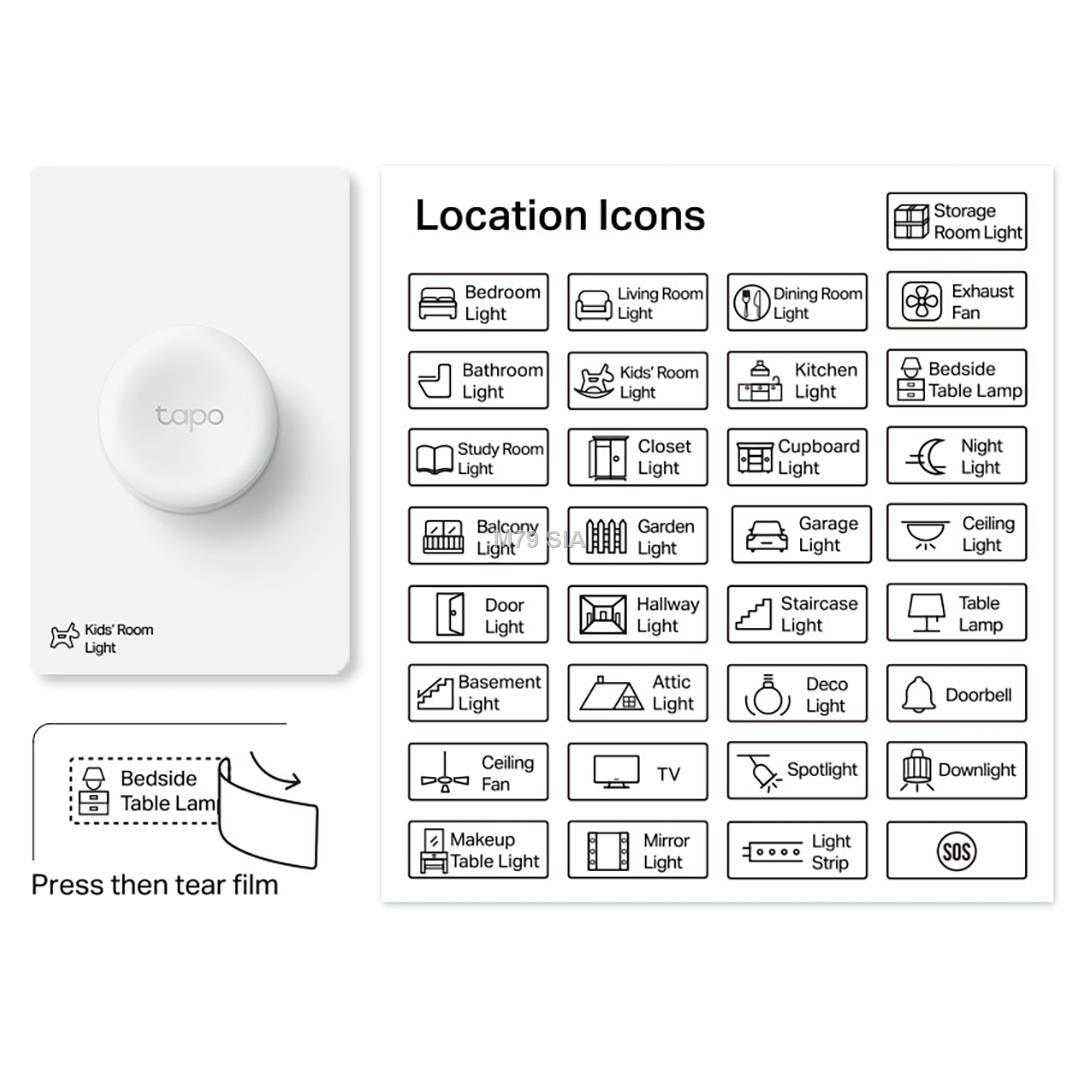 Tapo S200D | Smart Remote Dimmer Switch