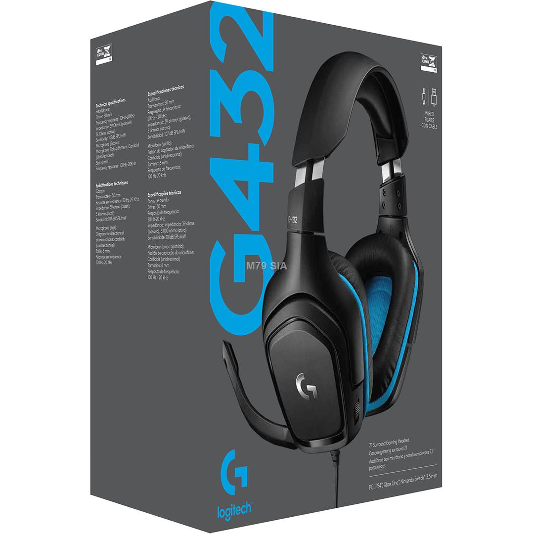 Logitech G432 austiņas