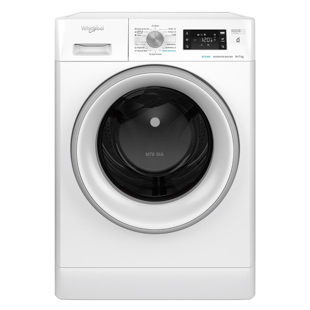 Washer-dryer Whirlpool FFWDB976258SVEE LED Televizors