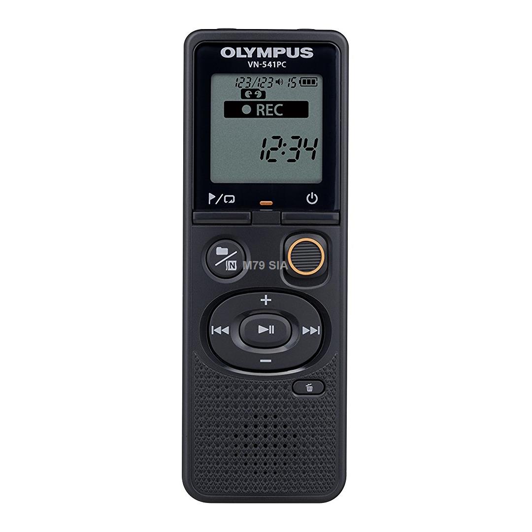 Olympus Digital Voice Recorder (OM branded) VN-541PC Segment display 1.39' WMA Black diktafons