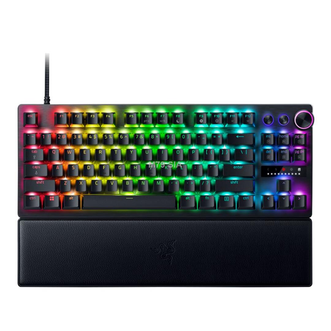 Razer Huntsman V3 Pro TKL, SWE, mehaniska, melna - Klaviatura Huntsman V3 Pro TKL klaviatūra