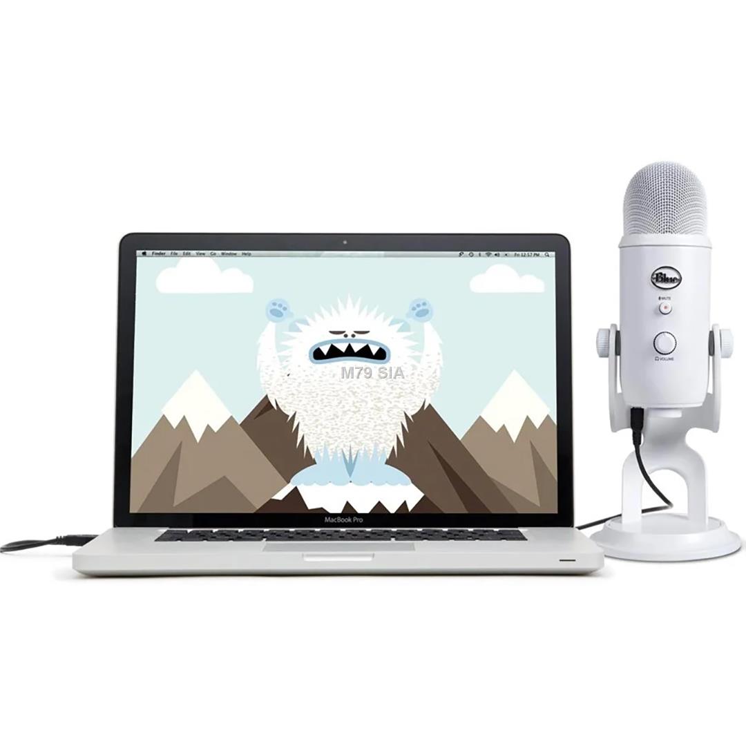 Mikrofon Blue Yeti USB White Mist (988-000533) Mikrofons