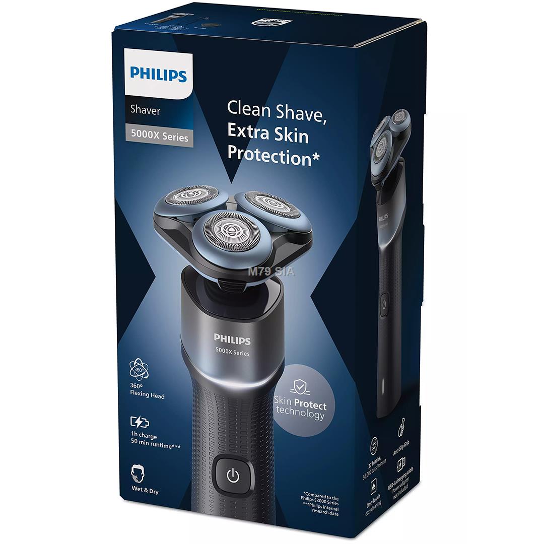 Philips Shaver 5000X, melna - Skuveklis matu, bārdas Trimmeris