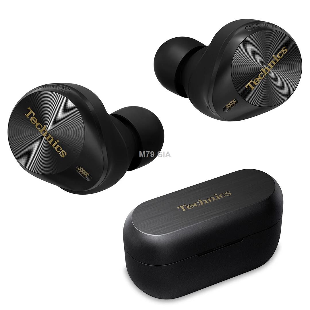 Technics wireless earbuds EAH-AZ80E-K, black 5025232929122 austiņas