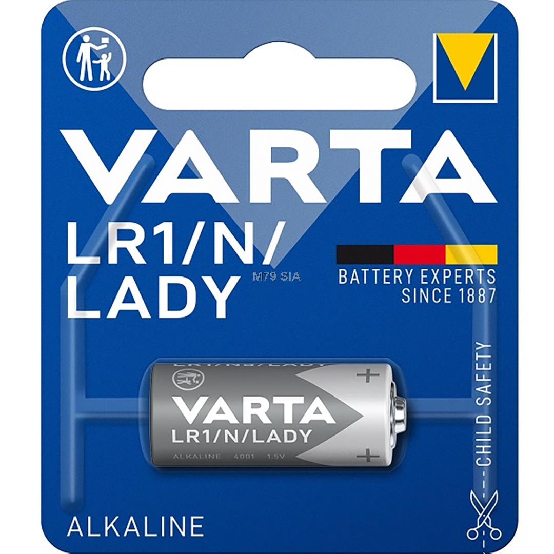 Varta 4001101401 LR 1 Lady akumulators, baterija portatīvajiem datoriem